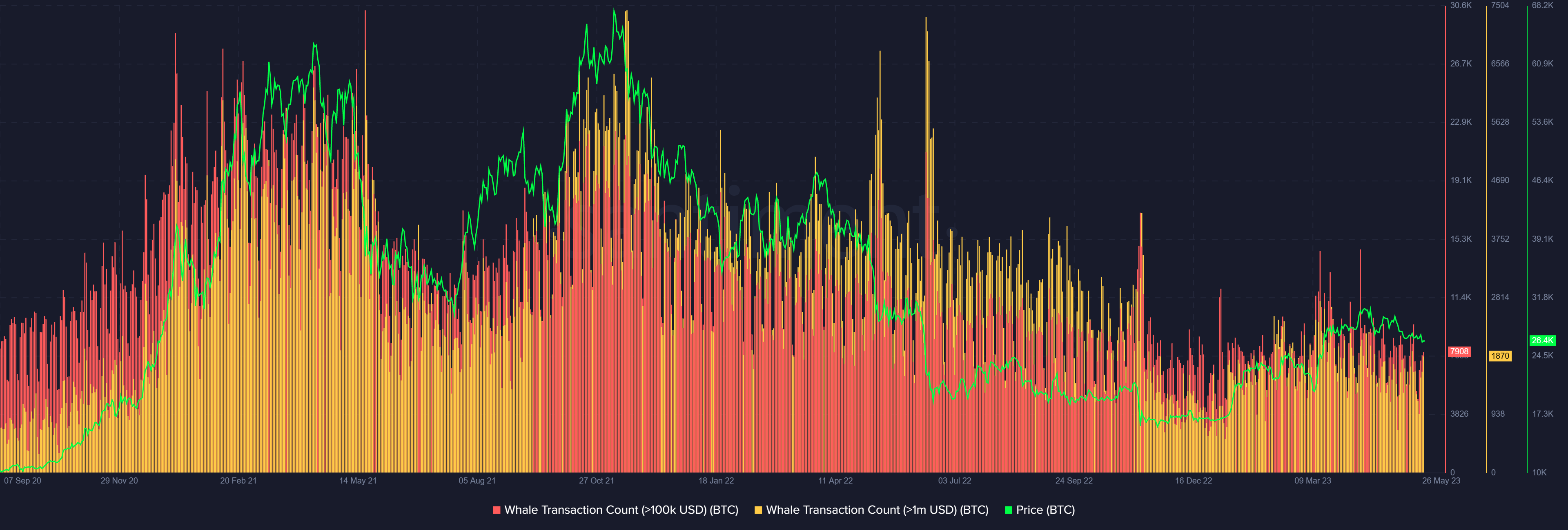 Bitcoin whale activity