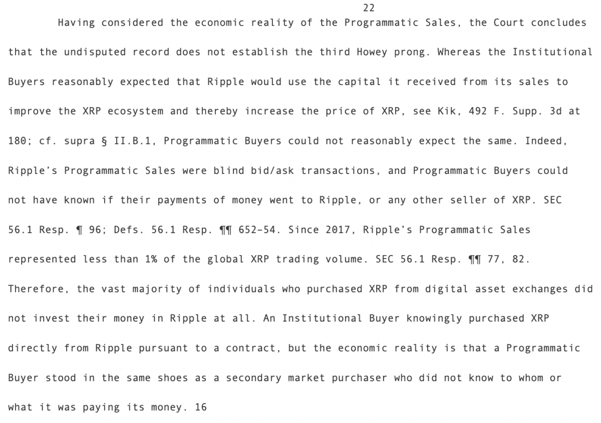 xrp ruled not a security in partial win for ripple labs 64b050922a764