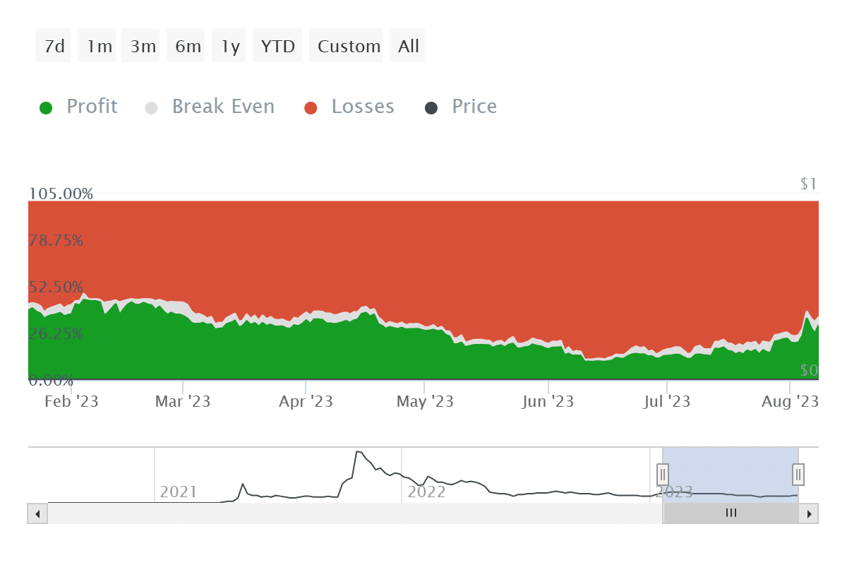 Shiba Inu investors at a loss