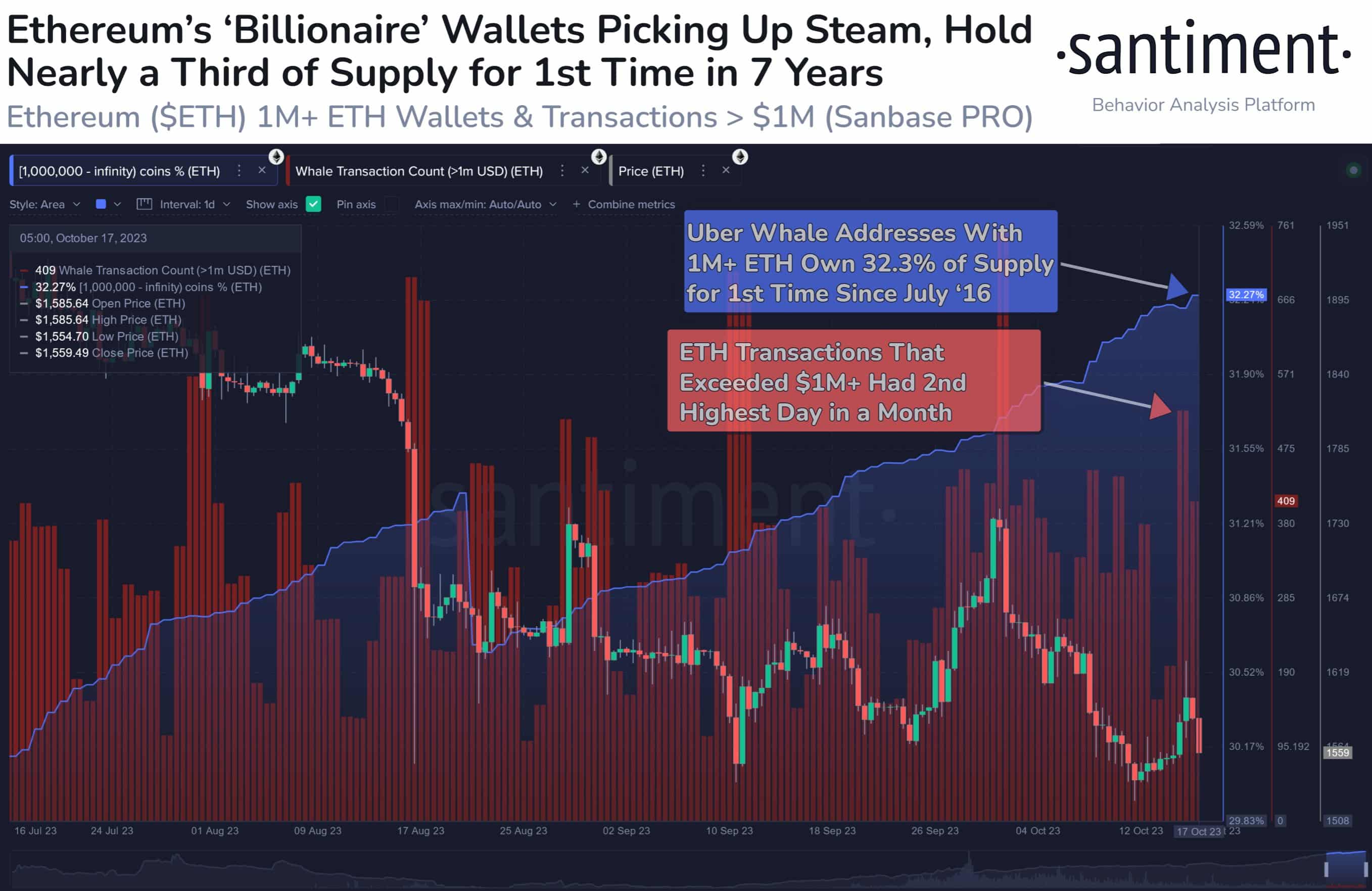 Ethereum whale holdings